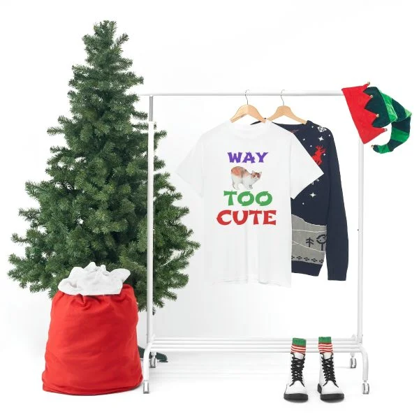 Copy of WAY TOO CUTE Unisex Heavy Cotton Tee - Image 16