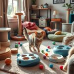 Smart Toys: Interactive toys that keep cats entertained and stimulated.